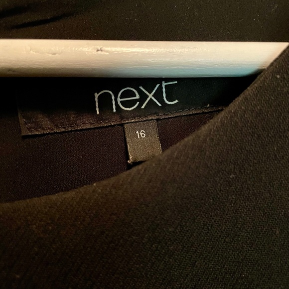 NEXT Black Shift Dress Size UK 16 - Picture 3 of 4